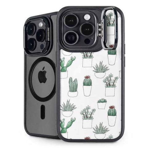 Succulent Pattern iPhone 16 Pro Kickstand Case